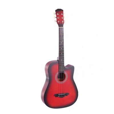 China Chinese Cheap Durable Copper String Travel Price Students Brand Folk Acoustic Guitar for sale