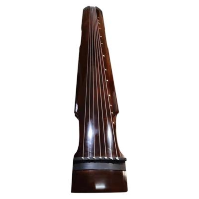 China Students fast stock delivery old cedar handmade lacquer Zhongni style seven-string guqin for sale