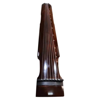 China Students private order old handmade cedar lacquer Zhongni style seven-string guqin for sale