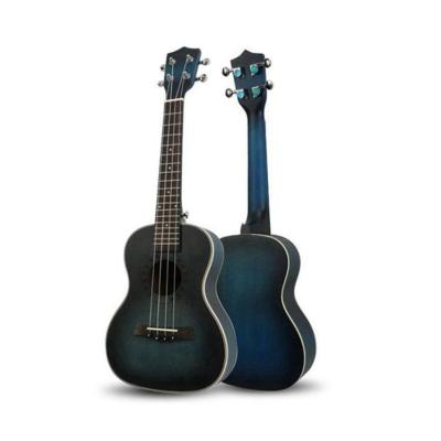 China Pink cheap students or customized 21 inch concert solid mahigany ukulele for sale