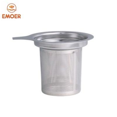 China Viable Wholesale Tea Accessories 304 Stainless Steel Tea Infuser Filters Reusable Loose Tea Leaf Strainer for sale