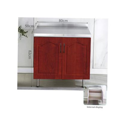 China China Manufacturer Direct Wholesale Wooden Cabinet Red Door Chinese Style (Apple Wood) 80cm Modern Plane Sideboards for sale