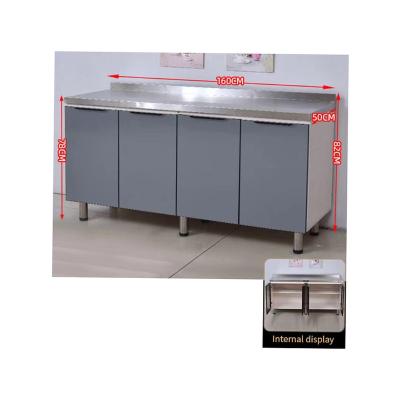 China New Design Chinese Style Wholesale Price Wooden Door 160 Cm Gray Plane European Sideboard for sale