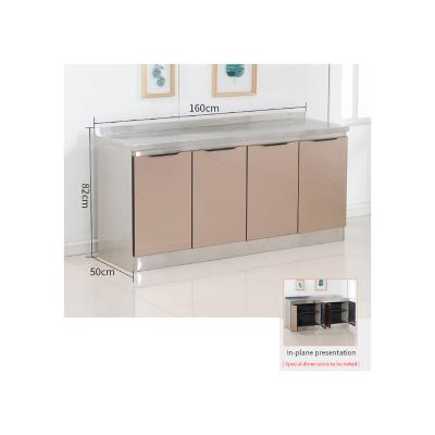 China New Chinese Manufacture 160 High Quality Porcelain Four Door Shed (Steel Cabinet) Flat Customized Sideboard for sale