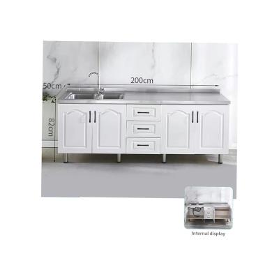 China Wholesale 200cm sideboard of the five-door three strokes double basin left basin European style for sale