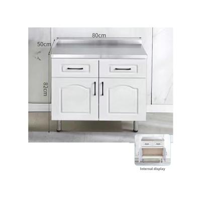 China Wholesale Newest Style Hot Sale 80cm Double Door Pump European Style Cabinets Stainless Steel Outdoor Buffet for sale