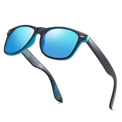 China Popular Polarized Manufacturers Custom Logo Shades Retro Fashion Sun Glasses Unisex Rivet Sun Glass for sale