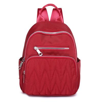 China 2022 fashion embroidery yarn anti-theft ladies casual sports backpacks girls college waterproof lightweight bags for sale