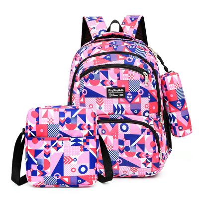 China Wholesale Large Capacity Anti-theft Boys Printing Set 15.6 Inch Toddler Girls School Bags Backpack For Teenagers for sale