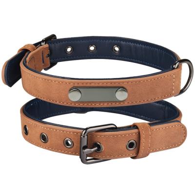 China Sustainable Sustainable Heavy Duty Anti-loss Pet Accessories Collar Custom Personalized Luxury Dog Collar for sale