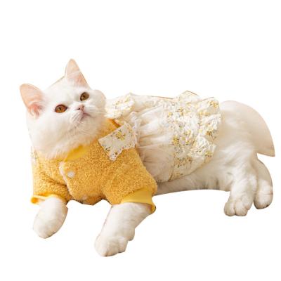 China Sustainable Sustainable Wholesales  New design Pet Cat Shirt Soft  Clothes Clothing pet clothing for sale