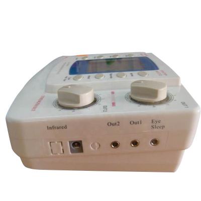 China EA-F28U stylish electronic body factory hotsale 4 channel pulse massager with eye massager for sale