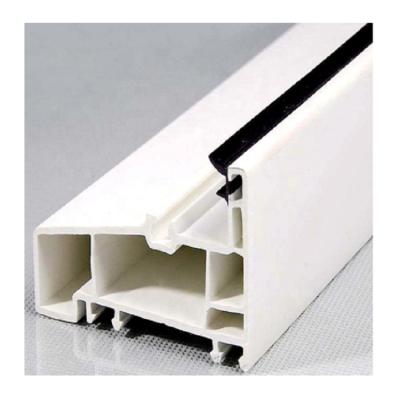 China Custom Contemporary Low Price T Slot White PVC Profile for sale