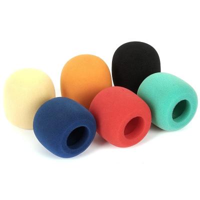 China Printing Foam Mic Cover Handheld Microphone Windscreen Rectangle Black Mic-05 for sale