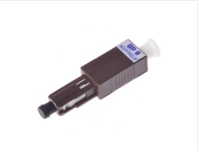 China 1310nm 1550nm Fiber Optic Attenuator , Aqua Fiber Attenuator Lc for sale