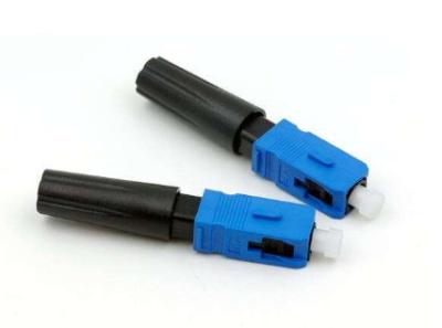 China SC Embedded Fast Connector Fiber Optic , Upc Fiber Connector for sale