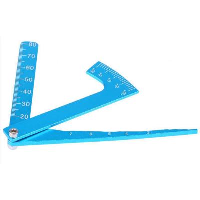 China Mulit-purpose RC Tools Car Wheel Rim Camber Height Tires Six Times Tool Angle Ruler Drill Multi Angle Ruler Measuring Tools for sale