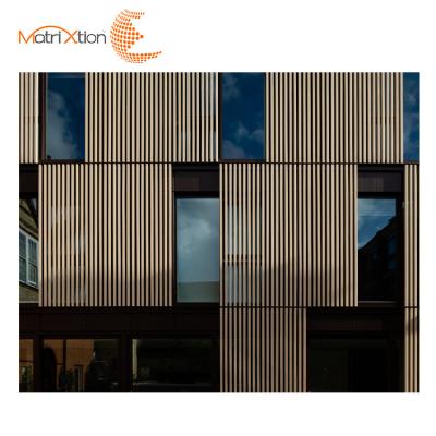 China Modern Matrixtion Partition Wall Facade Aluminum Polystyrene Concrete Vertical Internal Cladding for sale