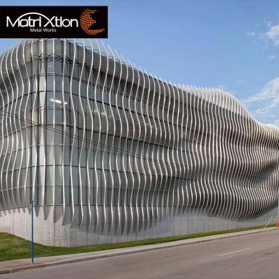 China Modern Aluminum Wall Facade Cladding Design Aluminum Wall Facade for sale