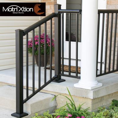 China Picket System Deck Balusters Balcony Railing Staircase Modern Aluminum Fence Railing for sale