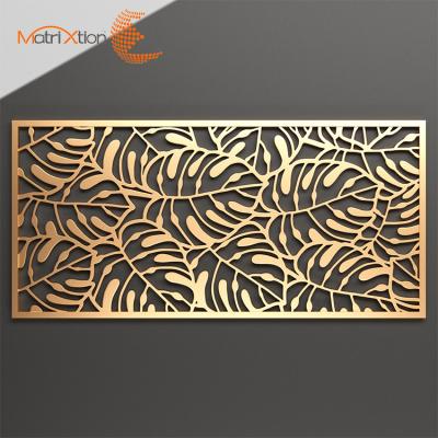 China Easily Assembled Door Barrier Laser Cut Outdoor Doors Decorative Aluminum Sheet Metal Barriers for sale