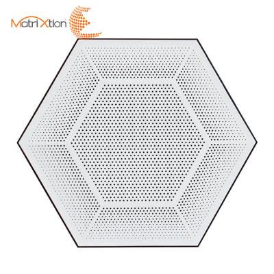 China Artistic Ceilings Hexagonal Clip In System Aluminum Suspended Ceiling for sale