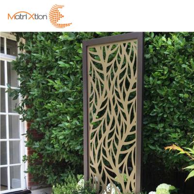 China Easily Assembled Laser Cut Aluminum Panel Metal Wall Panel Fencing Designs for sale