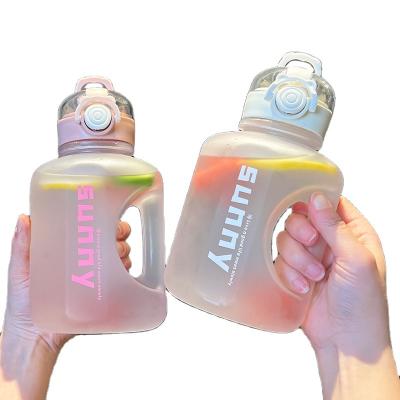 China Sublimation Cup Large Capacity Sports Cartoon Gym Travel Sustainable Water Cup Portable Outdoor Sports Bottle for sale