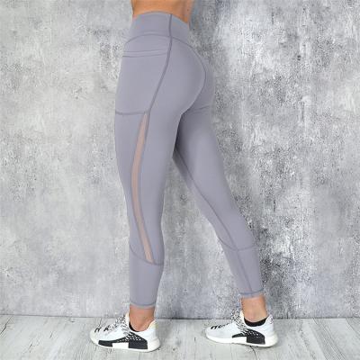 China ZC1938 Canton new mesh anti-pilling moisture yoga pants fitness sports wicking pants for women for sale