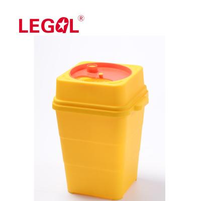 China LD-2S Plastic Yellow Medicine Bins Hospital Storage Boxes Stocked Medical Set for sale