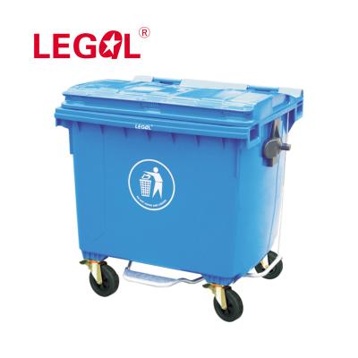 China LD-1100A-P viable pedal bin prullenbak de lixeira de contenedore de basura de 1100 liter waste bins for sale