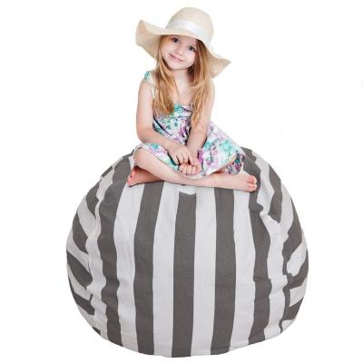 China Stable Canvas Plush Kids Chair Sofa Chair Cover Storage Bean Bag (Other) Adjustable for sale