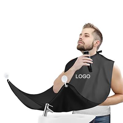 China High Quality Adjustable Grooming Cap Adjustable Haircut Grooming Beard Cap Salon Catcher Men Beard Cape Shaving Bib for sale