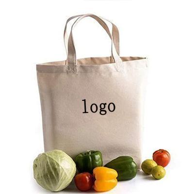 China Roomy Household Products Canvas Bag Large Logo Tote Bag Canvas Customize Grocery Bag for sale