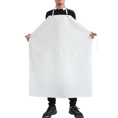 China Industrial Commercial Waterproof Apron 60mm White Vinyl Ready Adjustable Waterwroof PVC Rubber for sale