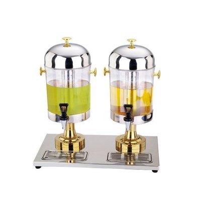 China Real PC 8L*2 Backpack Drink Dispenser With Brass Faucet for sale