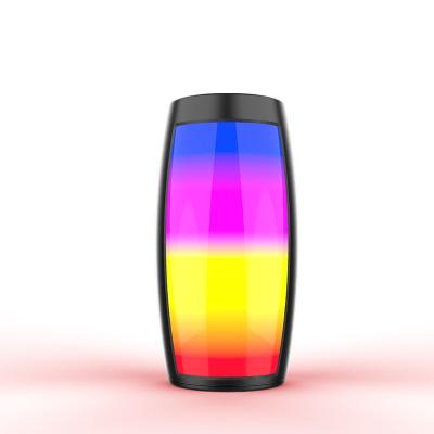 China LED Blinking Light BURN Mini Dj Party Bass Wireless Outdoor Smart Sound Led Light Pulse Colorful Portable Table High Fidelity Bt5.0 Speaker for sale