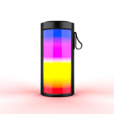 China LED Flashing Light BURN Portable HiFi Stereo Sound Pulse Led Bass Colorful Mini DJ Light Party Radio BT Smart Speaker for sale