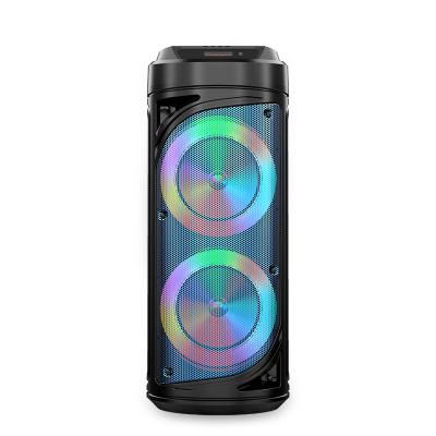 China Flashing Light 20W LED 6.5 Inch Super Wireless Speaker Tws Mic Fm Radio Remote Control BT 5.0 Karaoke Bass Outdoor Stage Party Dj Subwoofer for sale