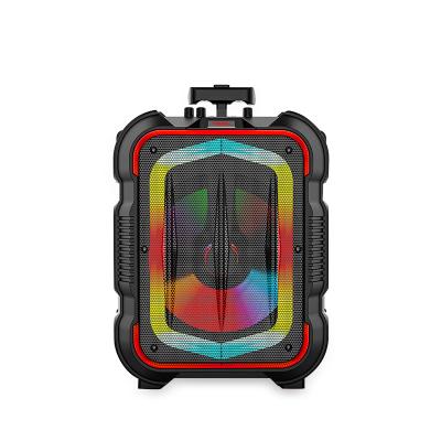 China LED Flashing Light 12 Inch 30W High Power Hybrid Noise Flashing Light Party Mic Wireless Bt Karaoke Trolley Outdoor Portable Speaker for sale