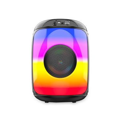 China Portable Table Led 10W Bass Stage Party Solar Power BT Colorful Light Radio Outdoor Super Speaker 6.5 Inch LIGHT BURN LED Flashing Light for sale