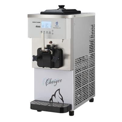 China Mini Snack Factory Table Top Single Flavor Ice Cream Machine Frozen Yogurt Machine Ice Cream Making Machine For Commercial Use for sale