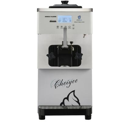 China Small Flavor Factory Snacks Ice Cream Machines CY1115T Table Top Soft Ice Cream Machine Simple Mini Frozen Yogurt Machine For Chain Store for sale