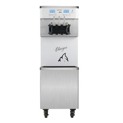 China CY2260S soft serve ice cream machine snack factory portable frozen yogurt ice cream machine with viennetta ice cream prechilling vending machine for sale