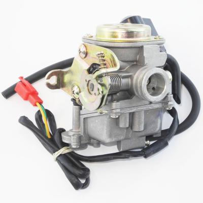 China Aluminum Alloy PD18J Carburetor with Electric Choke for GY6 50CC Engine, 139QMB for sale