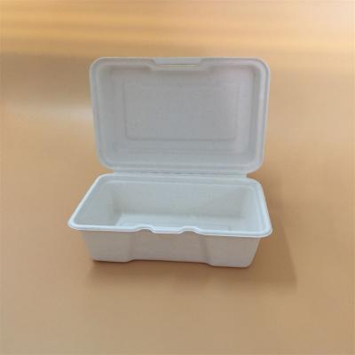 China Catering Food Packing Biodegradable Bagasse Sugar Cane Food Packing Clamshell Quick Catering Lunch Box for sale