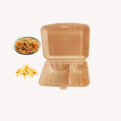 China Restaurant Container Fast Food PLA Biodegradable Lunch Box Disposable Food Packaging Container Manufacturer for sale