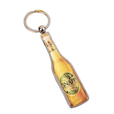 China Customized Popular Selling Manufacturers Customized Design Custom Key Ring Metal Beer Wine Bottle Opener for sale