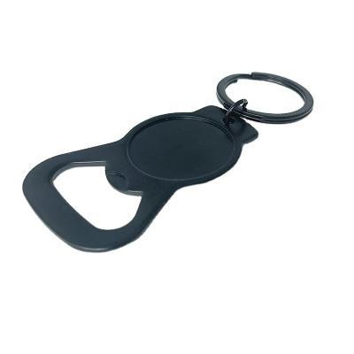 China Europe Hot Sale Custom Logo Sublimation Bottle Opener Black Bottle Opener Wine Bottle Opener for sale