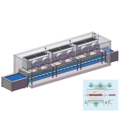 China IQF Frozen Food Tunnel Freezer for sale